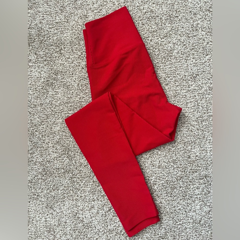 Ribbed leggings